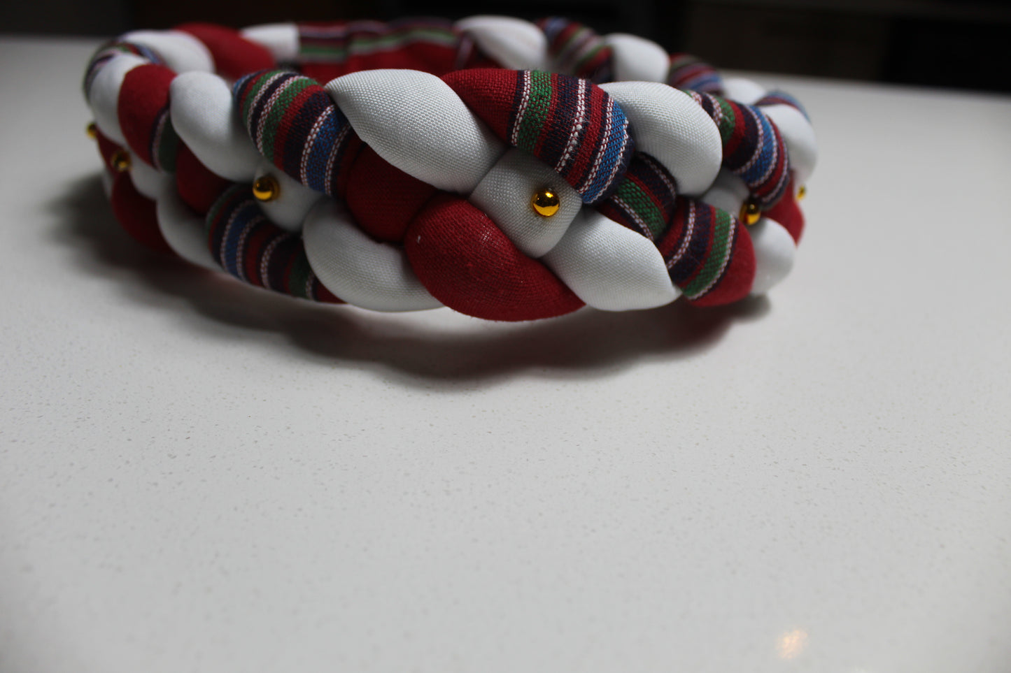 Rental Headband : Red & White