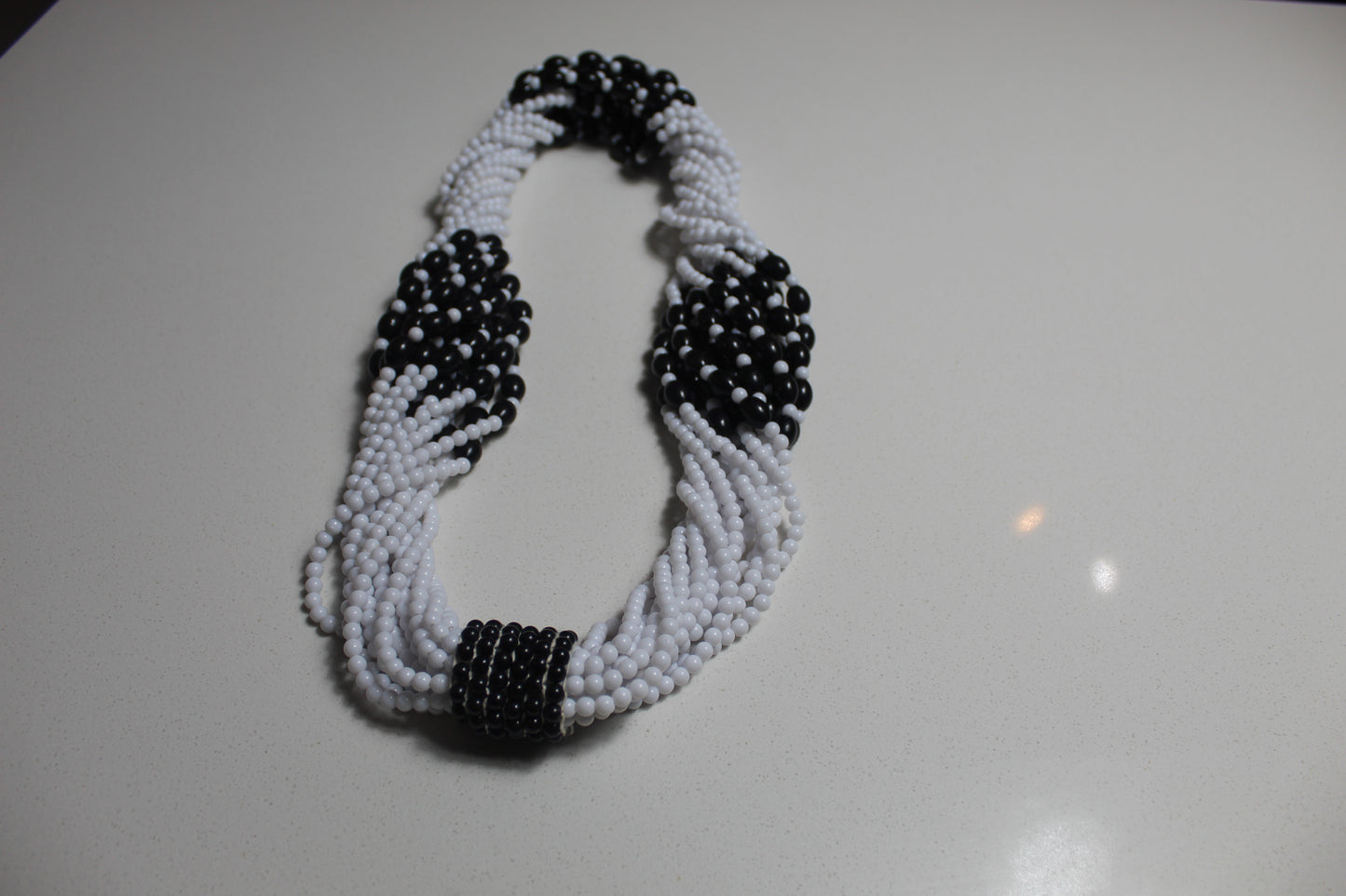 Rental Waist Beads : White & Black