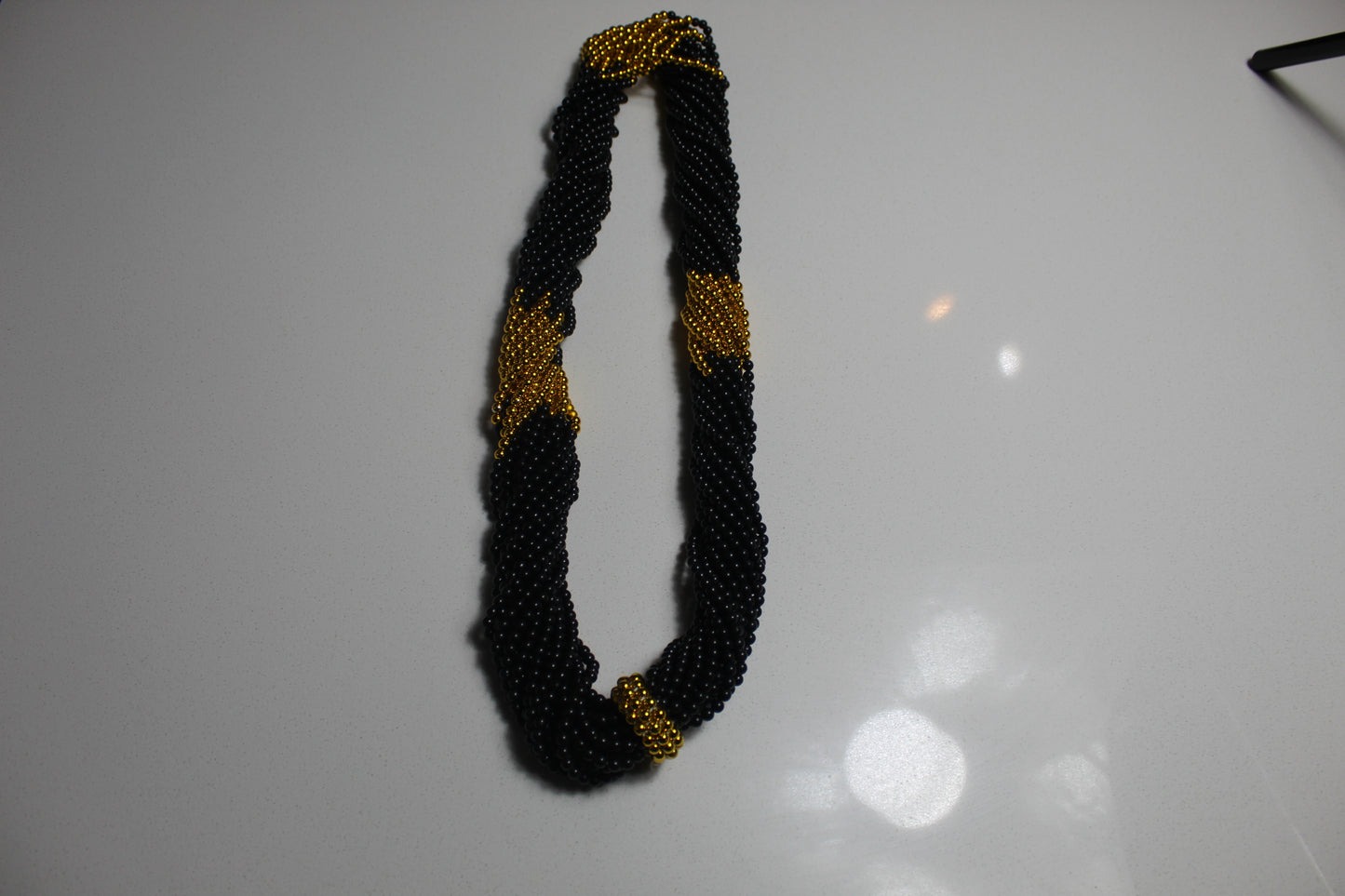 Rental Waist Beades : Black & Gold