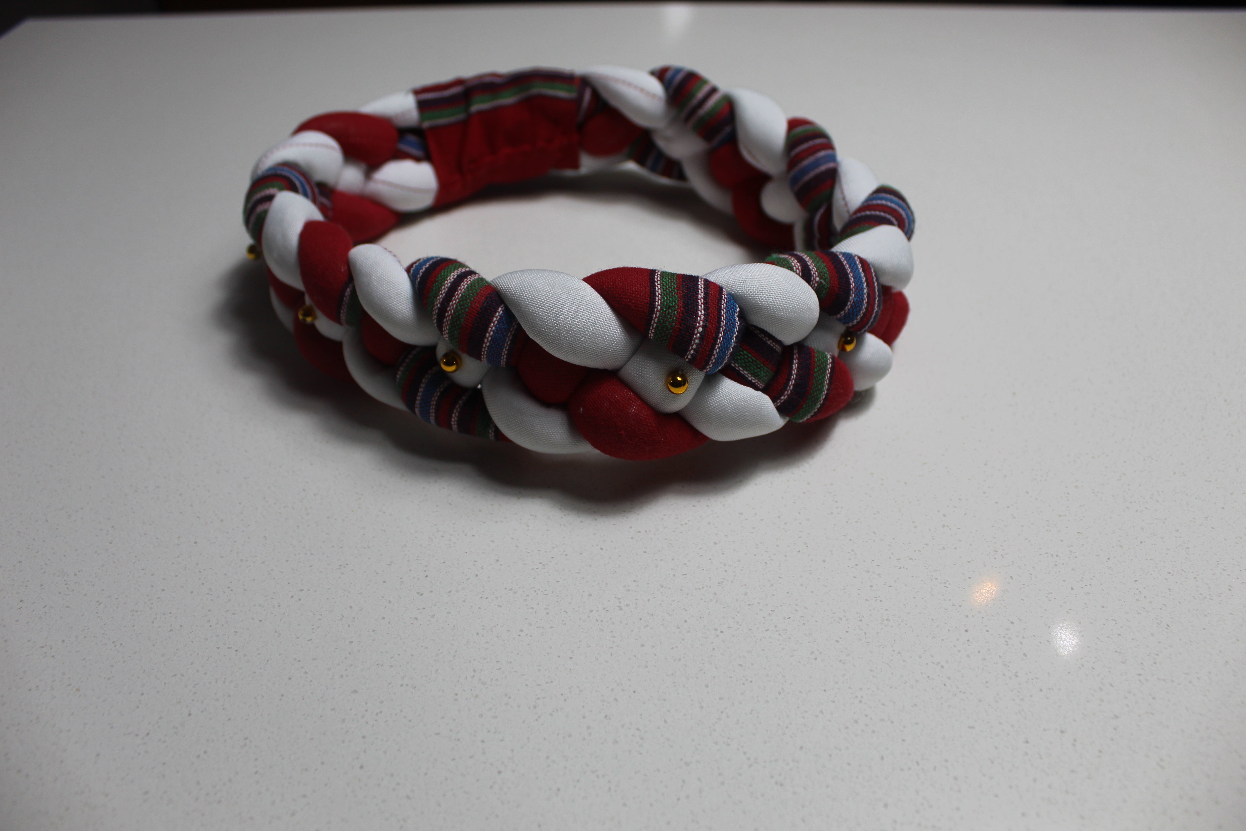 Rental Headband : Red & White – Tsonga Brides