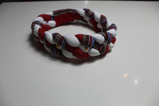 Headband : Red & White