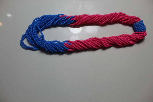 Rental Waist Beads : Pink & Blue