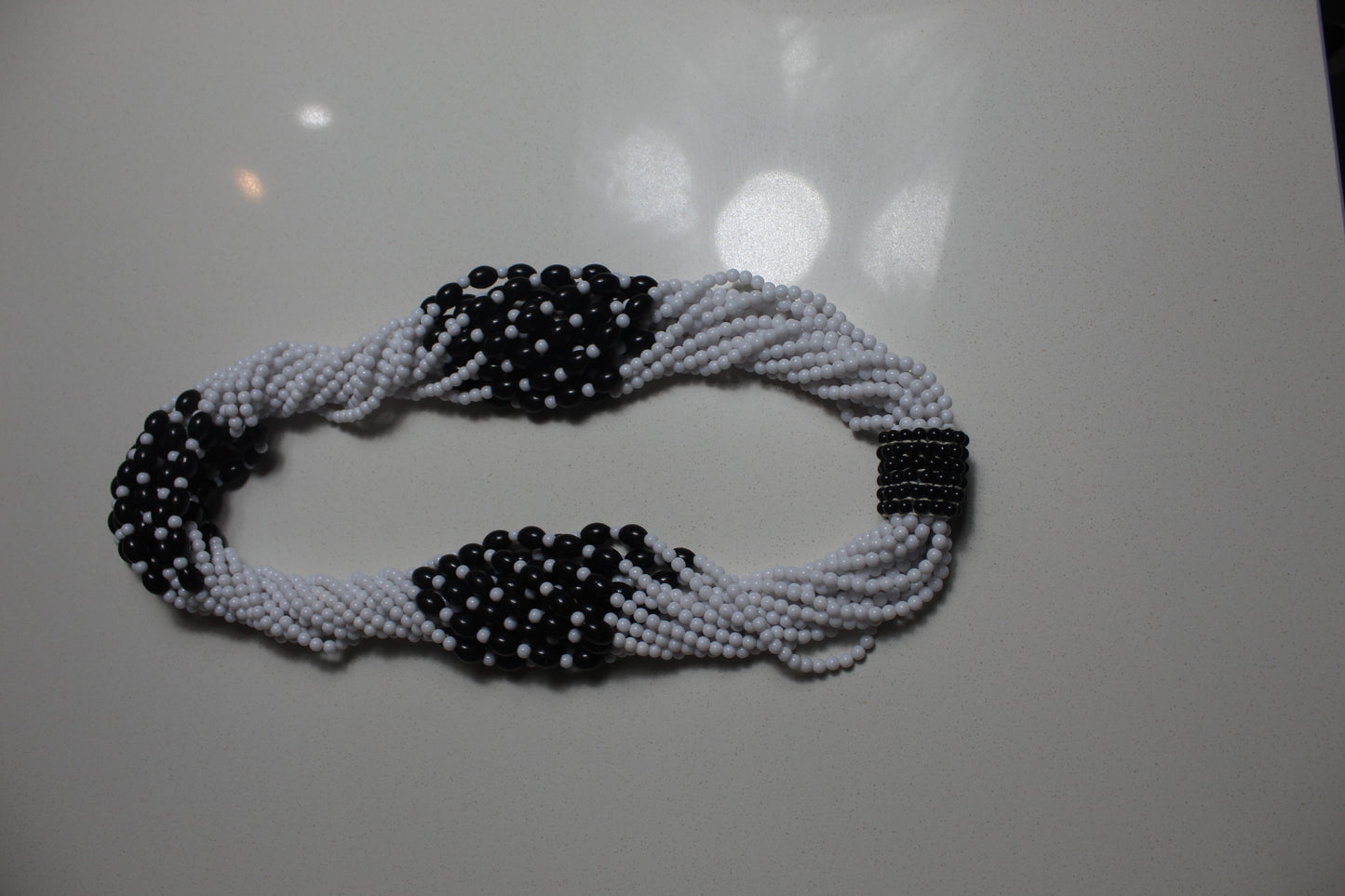 Rental Waist Beads : White & Black