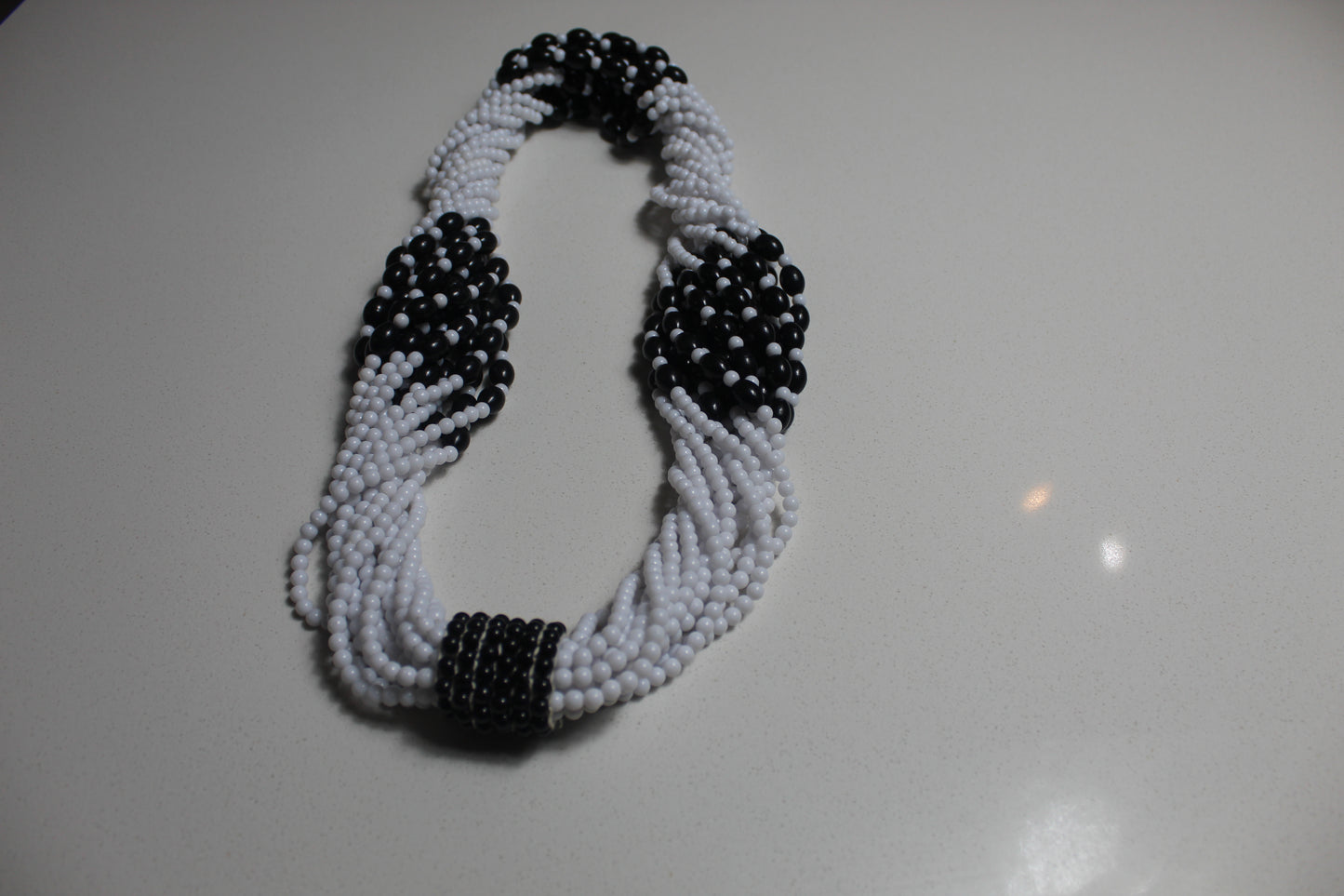 Waist Beads : White & Black