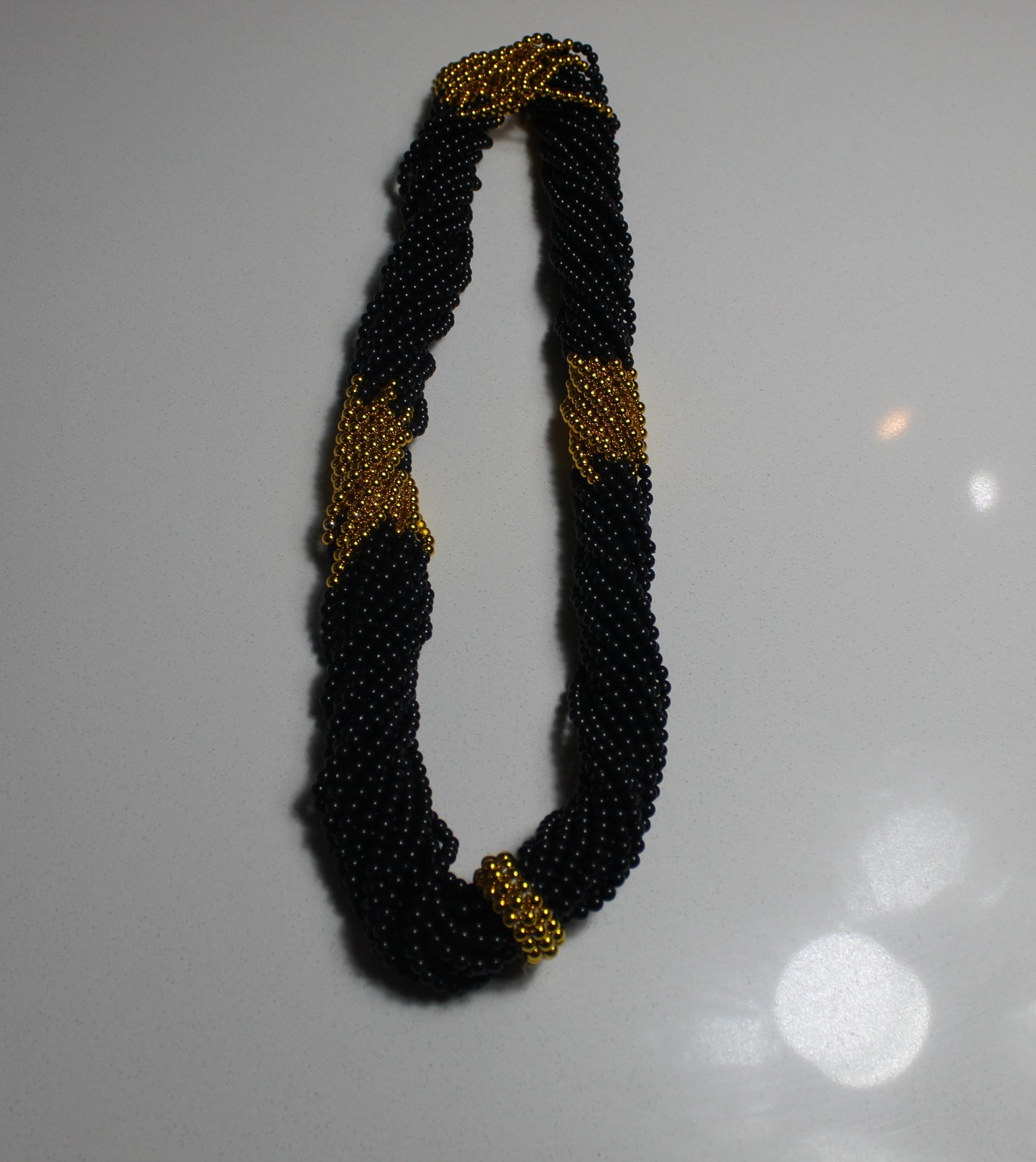 Rental Waist Beades : Black & Gold
