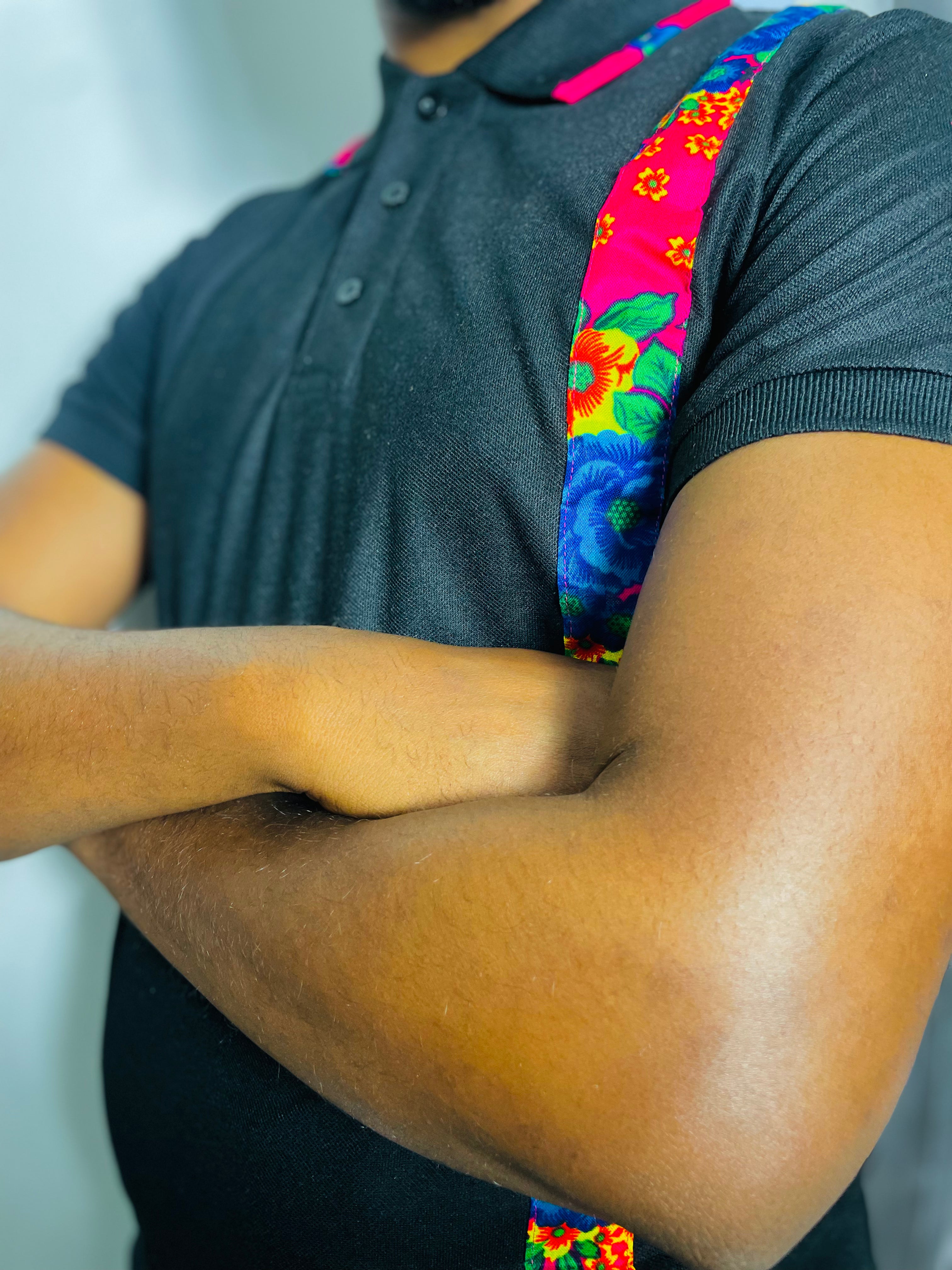 Floral Trim : Gaza Men Golfer – Tsonga Brides