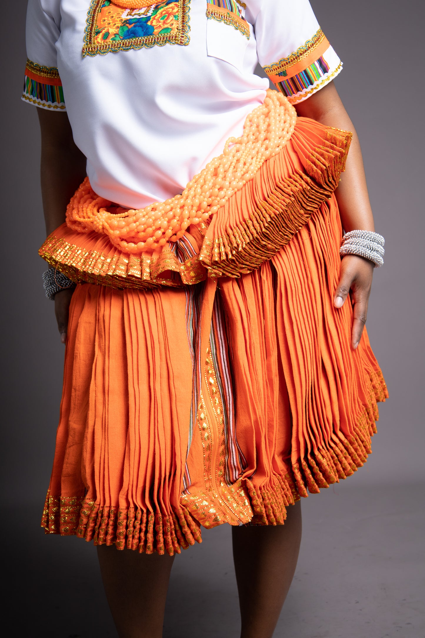 Waist Beads : Orange