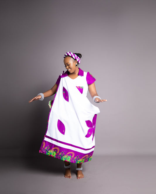 Rental Ncheka : Floral Purple and White